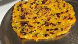 Besan ka chilla | high protein breakfast | Eggless omelette | besan cheela for kids