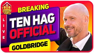 OFFICIAL! Erik TEN HAG Is Manchester United Manager!