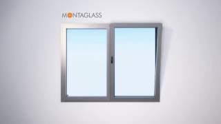 Ventana Practicable de 2 hojas abatibles oscilobatiente