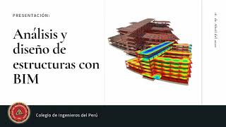 Seminario Virtual  Análisis y Diseño de Estructuras con BIM