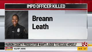 Prosecutor: Judge shows bias in case involving IMPD officer's murder