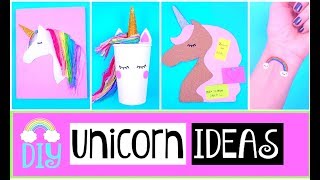 4 UNICORN DIYS YOU HAVE TO TRY! - Easy \u0026 Cute Crafts