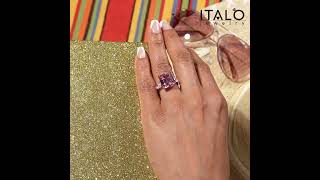 Italo Jewelry---Wear this engagement ring to bring you more luck.💚 (SKU:211847)