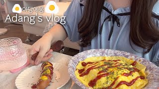 [SUB]cooking and eating vlog.Fried rice / banquet noodles / Cabbage pancake / Whole chicken soup etc