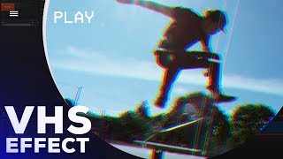 VHS Glitch Effect In After Effects  - After Effects Tutorial