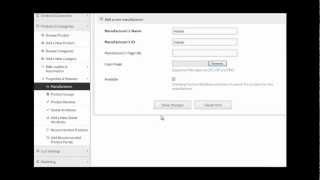 How to Add Manufacturers