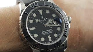 2019 Rolex Yachtmaster 42 Oysterflex 226659 Rolex Watch Review