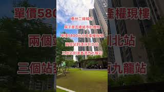 惠州二線城市房價是五線城市價格｜單價5800元現樓｜兩個站到深圳三個站到香港#香港 #大樓 #惠州樓盤 #深圳 #港鐵 #地鐵站 #推薦 #大亞灣 #大灣區 #低首付 #惠州筍盤 #惠陽 #養老