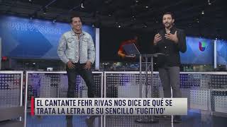 Fehr Rivas El Rockmántico, en Univision Noticias