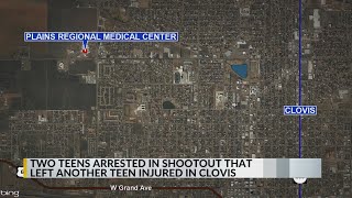 2 teens arrested after shooting in Clovis that left another teen injured