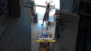 This woman quickly closed her store after seeing something