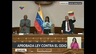 Venezuela amordaza a la oposición y los medios con una "Ley contra el Odio"