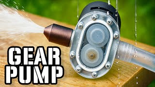 Transparent 3D Printed Gear Pump - DOESN'T LEAK
