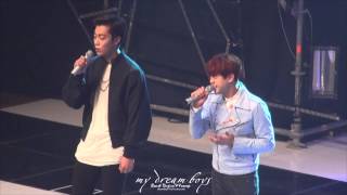 150424 텐센트 콘서트 - 비가 오는 날엔 (ORD Yoon DuJun \u0026 Yang YoSeop ver.)