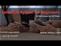 Overview on GITHub || Selenium Python for Beginners