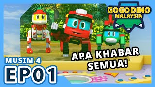 Velociraptors yang saling membantu! ❤️‍🩹 | GOGODINO Musim 4 | EP 1 | Kartun | Dino Rescue Squad