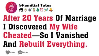 After 20 Years Of Marriage, I Discovered My Wife Cheated—So I Vanished And Rebuilt Everything.