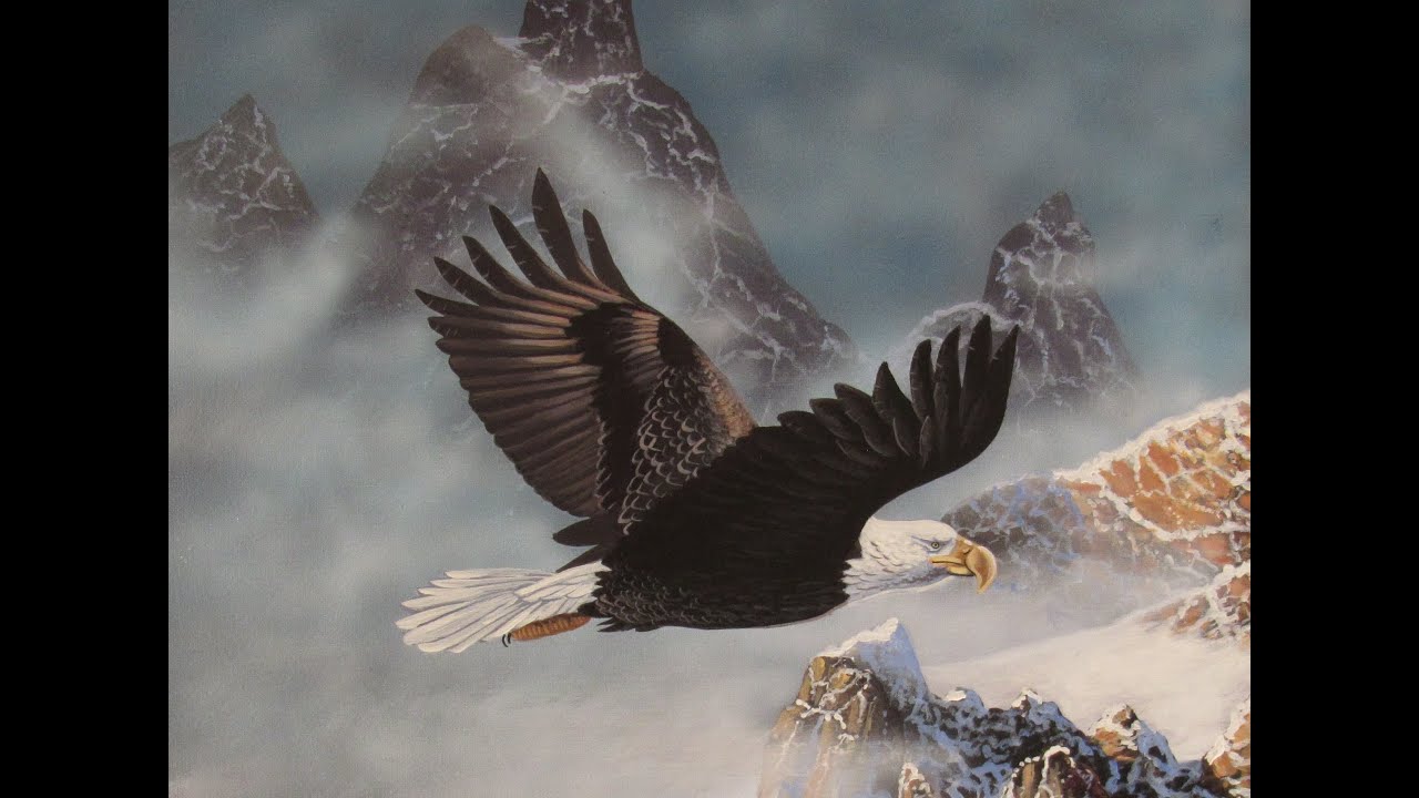 18 How To Paint Soaring Eagle Acrylic Painting Tutorial Marc