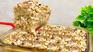 Just milk and oatmeal! The most delicious Italian dessert in 5 minutes! no baking!