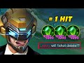 3x HOLY CRYSTAL on JOHNSON! 1 HIT DELETE (enemy was shocked😱) - Mobile Legends