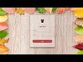 Transparent Login Form using html and css | Login Form in html website
