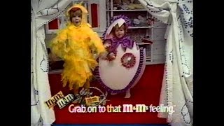 M&Ms Thanks, Easter Bunny 80's Commercial (1989)