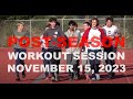 2023 XC Post Season Workout: Campolindo cross country team runs 400-1200-800-800-800-400 intervals