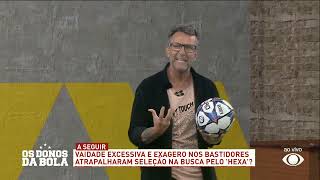 Neto detona Seleção Brasileira e compara gols de Neymar aos de Mbappé e Messi
