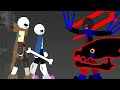 sans last breath and Ink vs Error part 2 | stick nodes