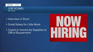BBB warning about job scams
