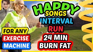 Fun Fat-Burning Interval Running Treadmill Workout!