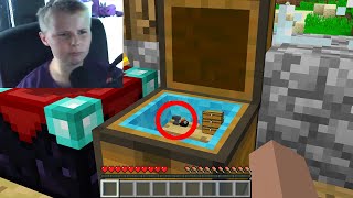I secretly built a base inside a Streamers chest in Minecraft...