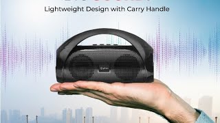 ptron newly launched fusion go 10w portable Bluetooth speaker unboxing