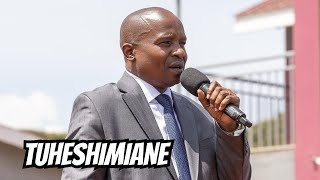 'Heshima si utumwa, Tuheshimiane!' DP Kindiki powerful remarks infront of Ruto in Dagoretti South!!