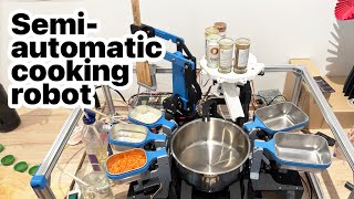 I built an automatic cooking robot to make dinner