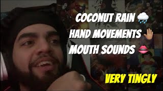 ASMR | Take Some Coconut Rain & Bracelet Sounds (A LOT OF Mouth Sounds & Hand Movements)