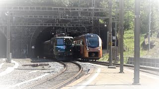 Parallelausfahrt aus dem Gotthardtunnel