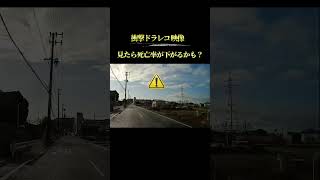 【衝撃映像】田んぼ道の恐怖⁉︎突っ込んで来る車…#ドラレコ #ドライブレコーダー #衝撃映像 #shorts