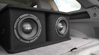 Skar Audio 1,400 Watt SDR-2X8D4 Dual 8-inch Loaded Subwoofer Enclosure Demo!!