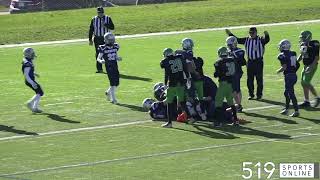 WCSSAA Junior Football Playoffs (Semifinal) - Waterloo-Oxford vs Jacob Hespeler Hawks