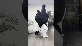 Realistic Inflatable Kuromi Mascot Costume Cartoon Character Blow Up Fancy Party Dress Entertainment