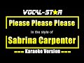 Please Please Please Karaoke | Sabrina Carpenter Karaoke Version