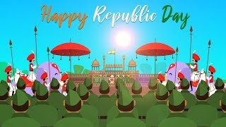 Happy Republic Day | गणतंत्रदिवस | Happy Republic Day Whatsapp Status | animated video | 26 January