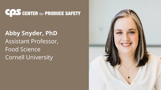 Dr. Abby Snyder - Taking a a critical look at the sanitizing method of superheated steam