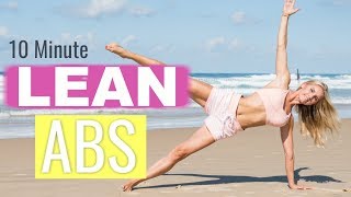 Lean Abs Workout - 10 MINUTE FLAT BELLY | Rebecca Louise