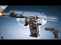 3D Animation: How the Dreyse Model 1907 Pistol works