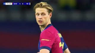 Frenkie De Jong Return vs Young Boys