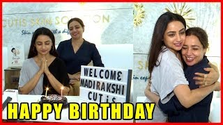 Madirakshi Mundle Pre Birthday Surprise In Cutis Skin Studio | Exclusive