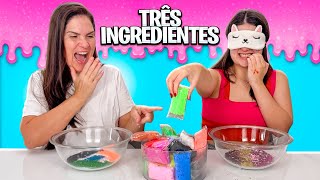 SLIME COM TRÊS INGREDIENTES SEM VER!