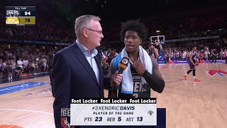 Kendric Davis post-game interview vs New Zealand Breakers - Round 18, NBL25